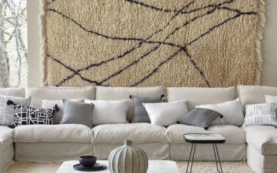 On se met à la mode avec des tapis sur les murs!