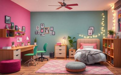 Idées déco pour transformer une chambre d’ado en espace stylé et confortable